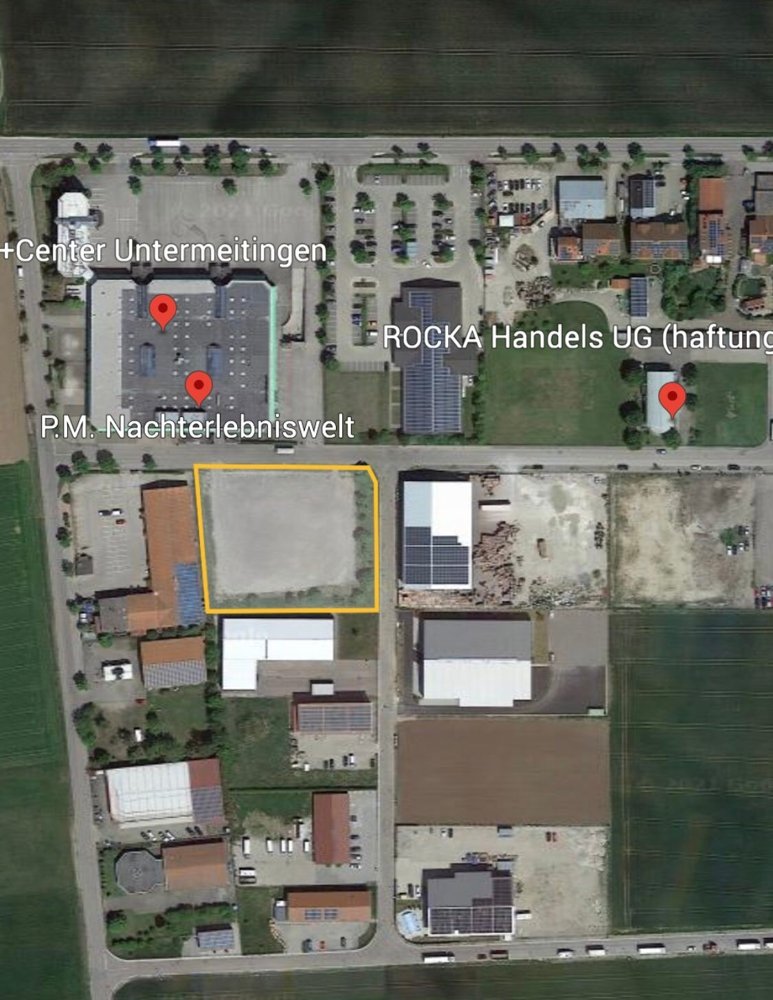 Untermeitingen: Gewerbegrundstück / Freifläche zum verpachten direkt an der B 17  Untermeitingen: Gewerbegrundstück / Freifläche zum verpachten direkt an der B 17