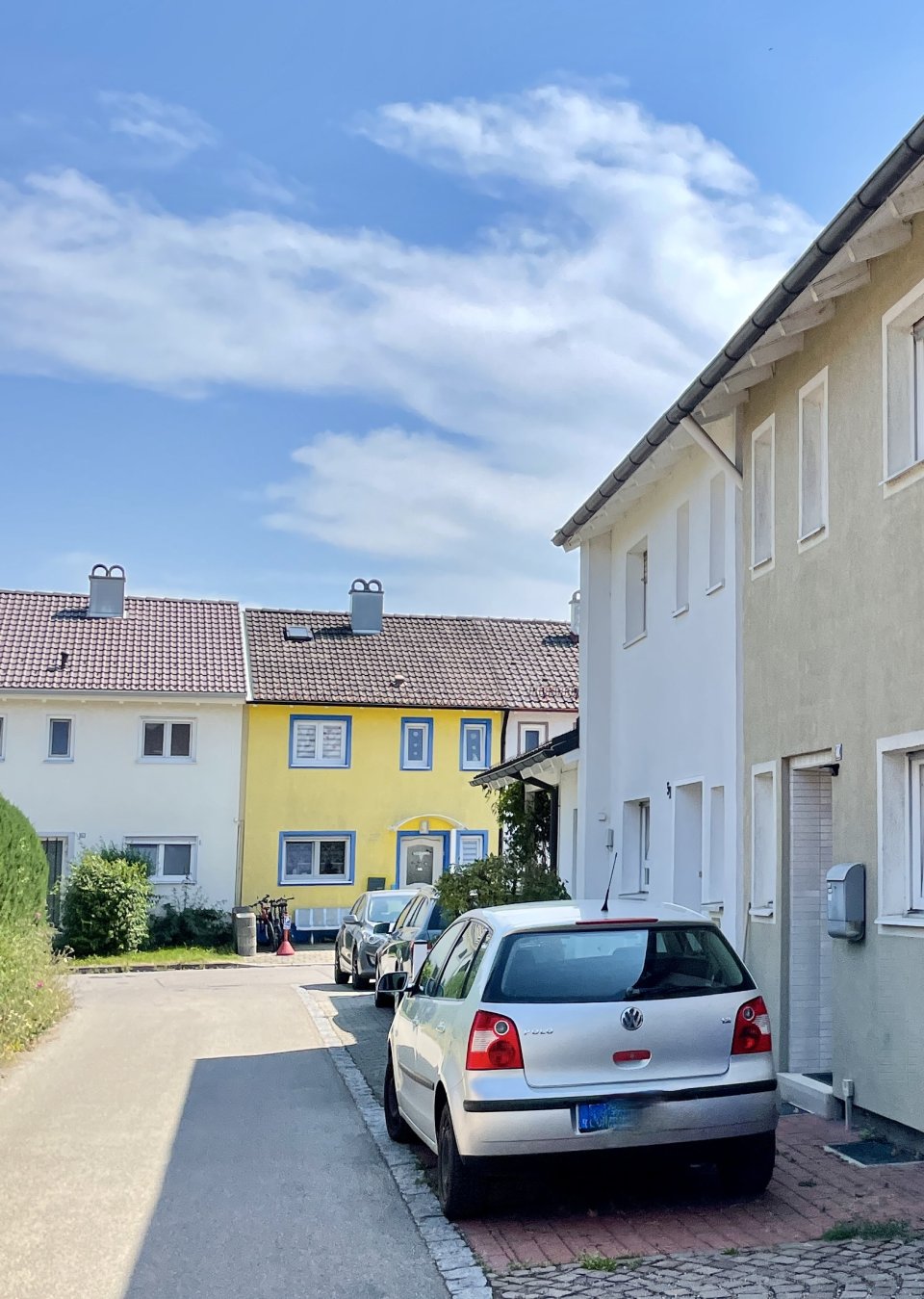 Stellplatz vor dem Haus