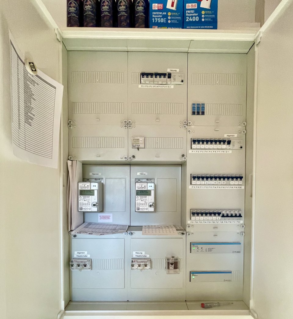 Elektroverteilung nach neuestem Standard