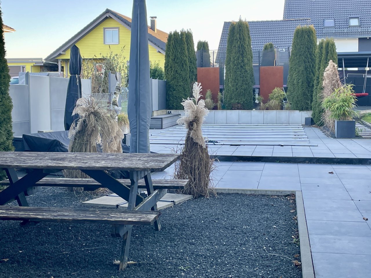 Sitzplatz im Freien