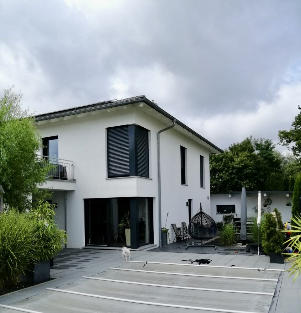 Blick zum Haus