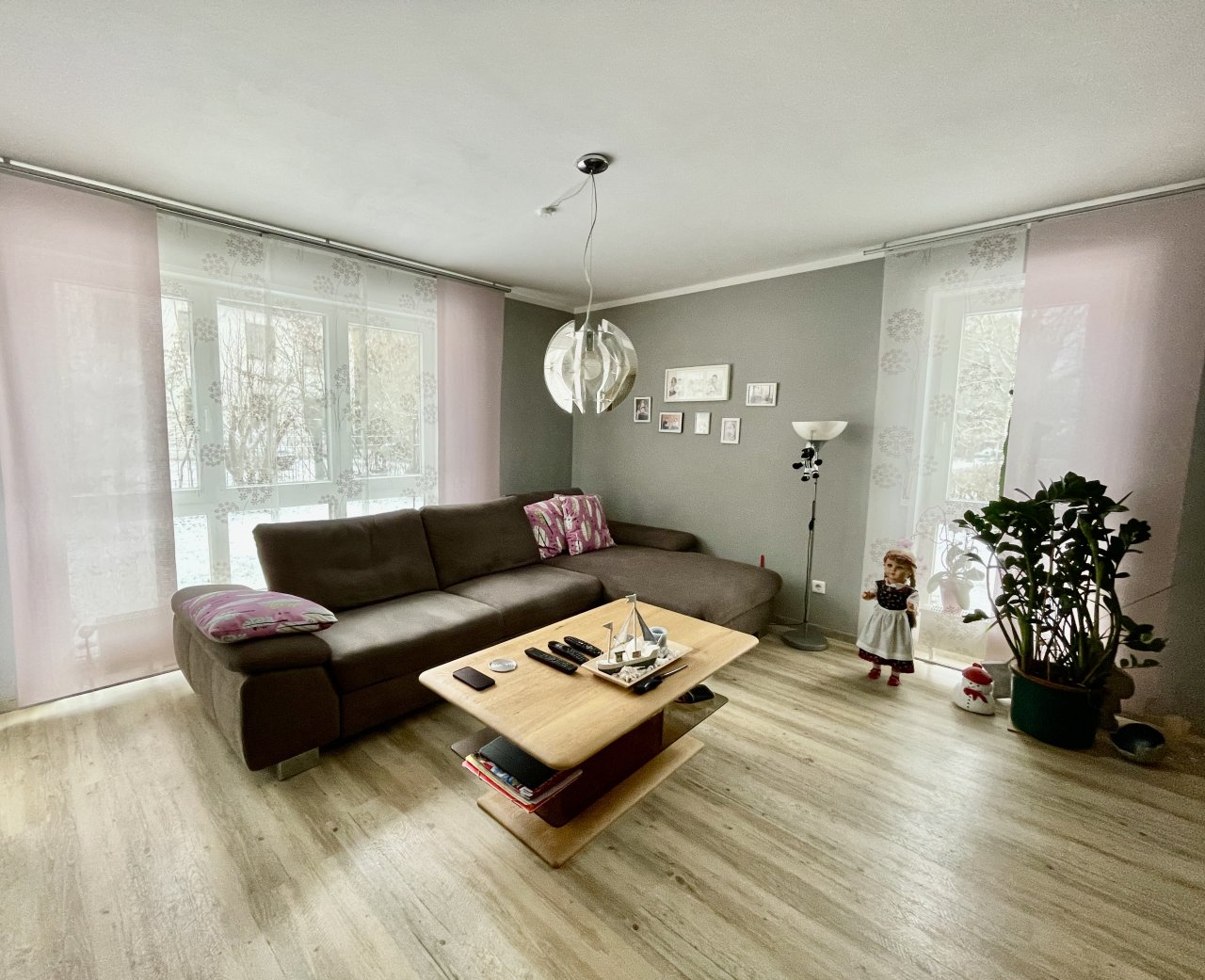 lichtdurchflutete Zimmer