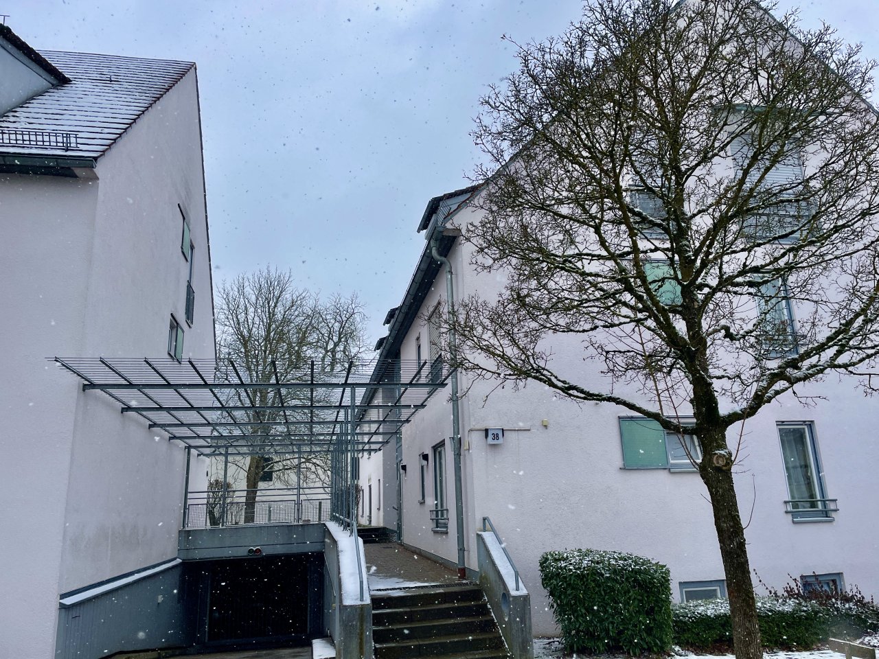 Blick auf das Gebäude 