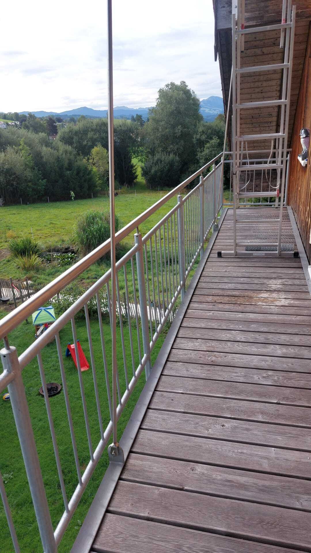Balkon für das DG Balkon für das DG