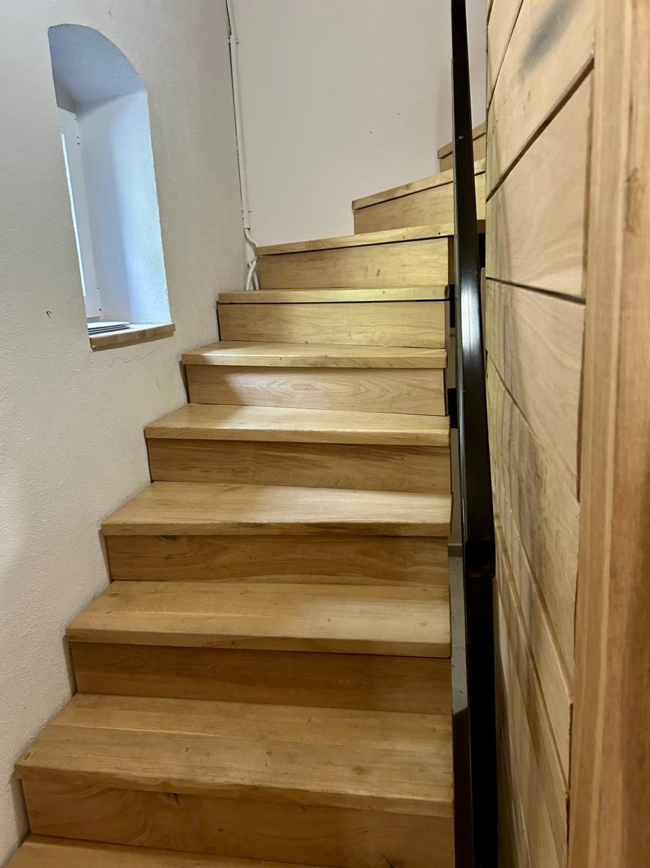 Treppe zu den Schlafzimmern